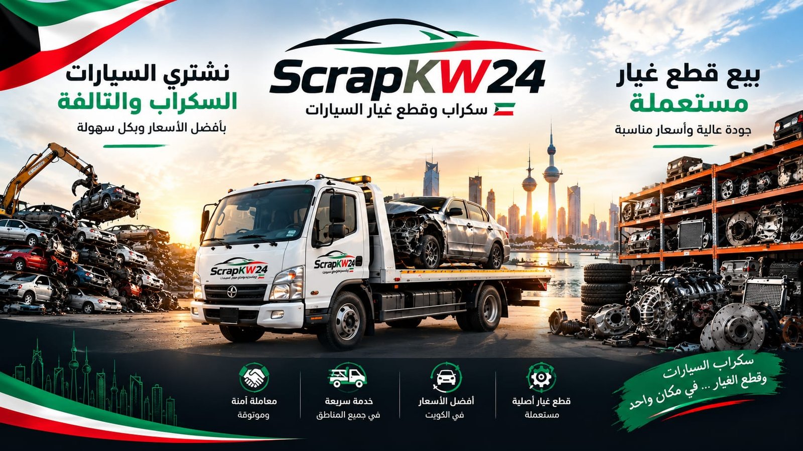 سكراب الكويت للسيارات